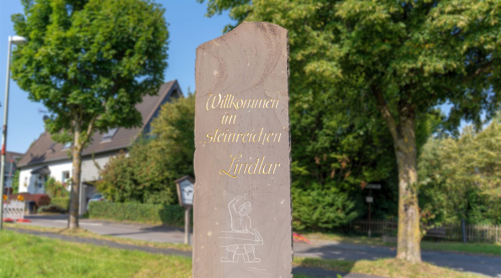 Landschaft bei Lindlar im Bergischen Land nahe der Ferienwohnung Fleck
